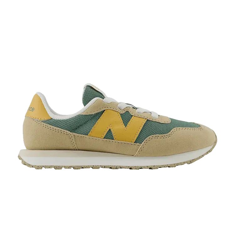 

Кроссовки New Balance 237 Bungee Lace Little Kid Wide 'Dark Juniper Dried Apricot', зеленый
