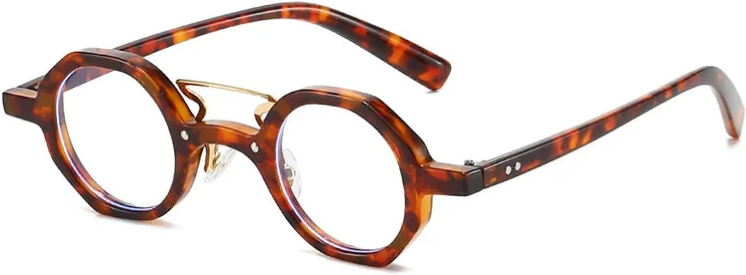 

Солнцезащитные очки с защитой от УФ-излучения UV400 | Круглые, в стиле стимпанк, с разноцветными линзами | Для женщин и мужчин, для занятий спортом на открытом воздухе и вождения DSVIGF, Leopard