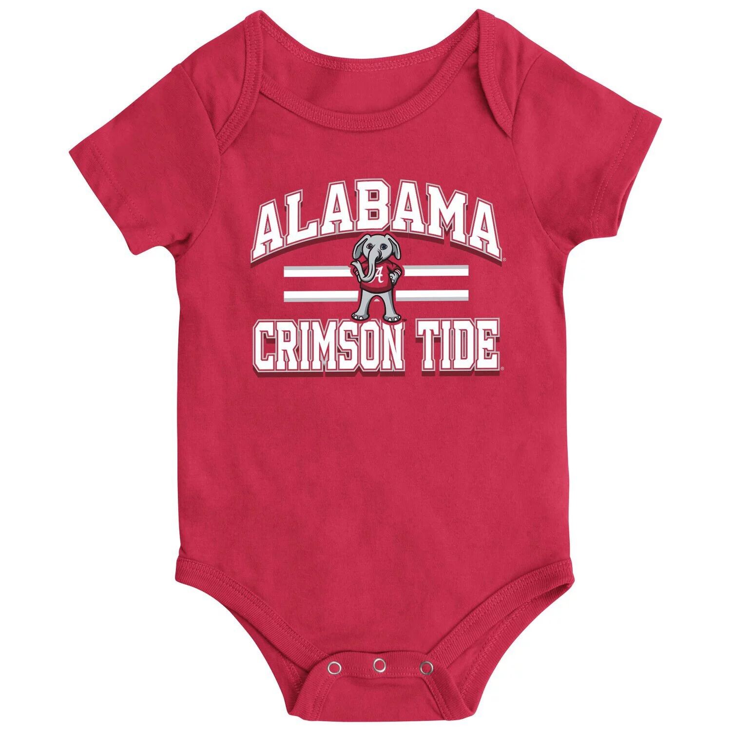 

Боди в полоску Colosseum Crimson Alabama Crimson Tide Core для новорожденных и младенцев Colosseum