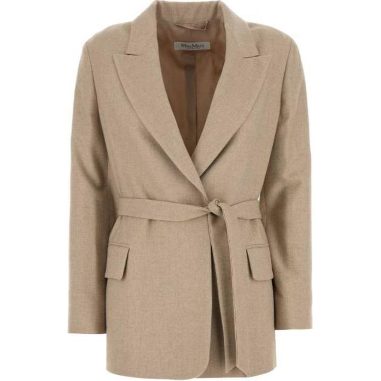 

MaxMara Макс Мара Рандерс поясной жакет, Beige