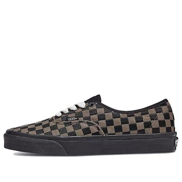 

Кроссовки authentic 'embroidered checkerboard black' Vans, черный