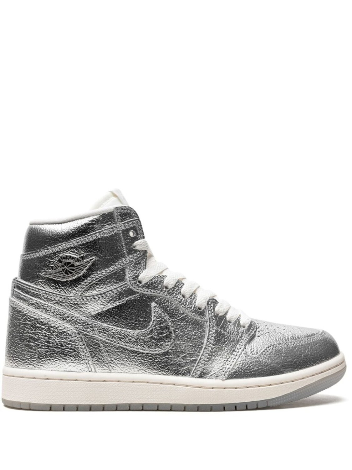 

Кроссовки Air 1 High OG Metallic Silver Jordan, серебристый