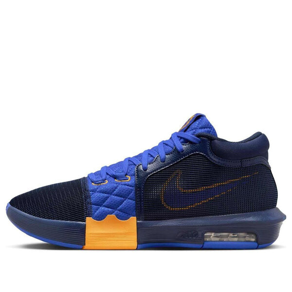

Кроссовки lebron witness 8 ep 'midnight navy gold royal' Nike, синий