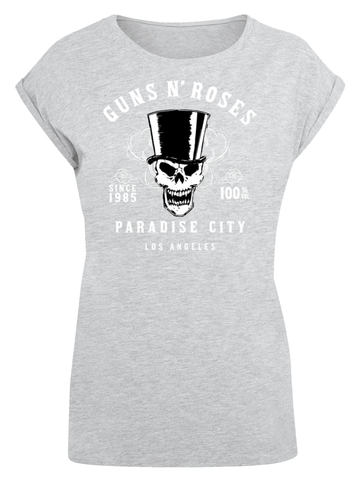 

Футболка с коротким рукавом Guns 'n' Roses Whiskey Label Rock Band в пестром сером цвете F4NT4STIC, Розовый, Футболка с коротким рукавом Guns 'n' Roses Whiskey Label Rock Band в пестром сером цвете F4NT4STIC