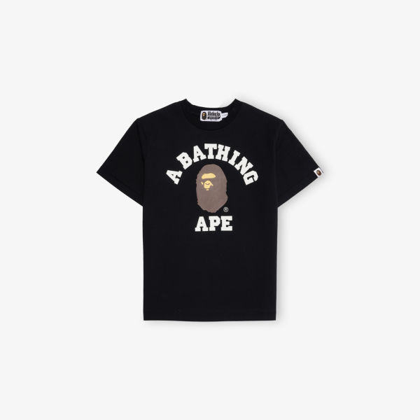 

Футболка A Bathing Ape College с принтом, черный