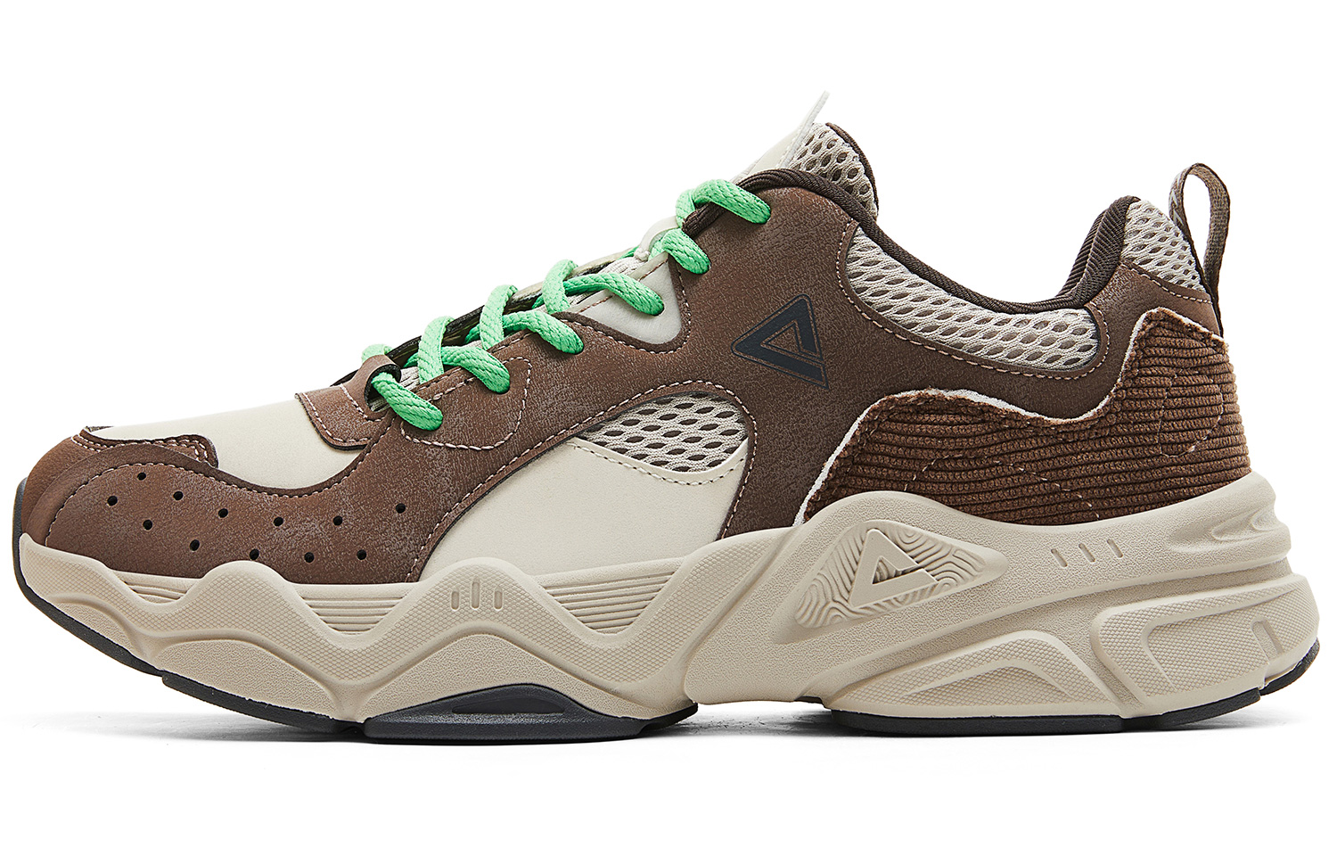 

PEAK Легкие низкие повседневные мужские туфли, увеличивающие рост, кофейно-бежевого цвета