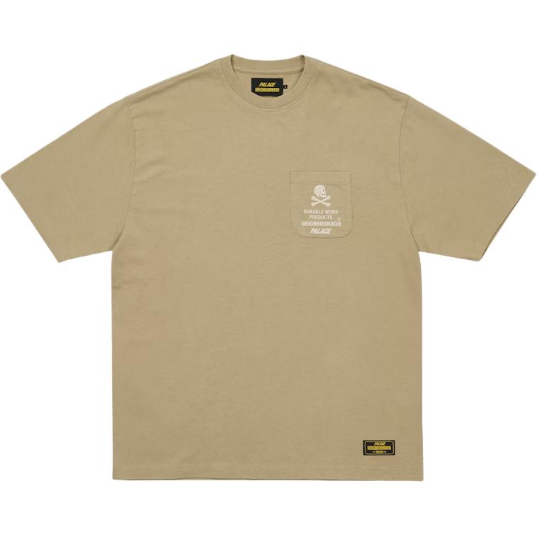 

Футболка Unisex x NEIGHBORHOOD Co brand FW25 PALACE, хаки
