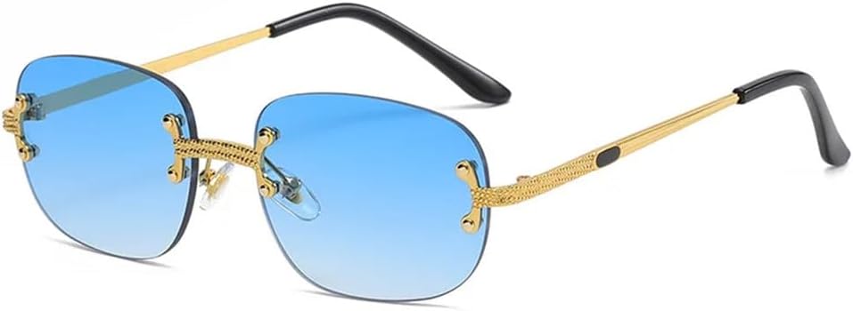 

Небольшие металлические солнцезащитные очки в овальной оправе для женщин и мужчин с защитой от УФ-излучения UV400, предназначенные для занятий спортом на открытом воздухе, бега и езды на велосипеде generic, Tyj72-6