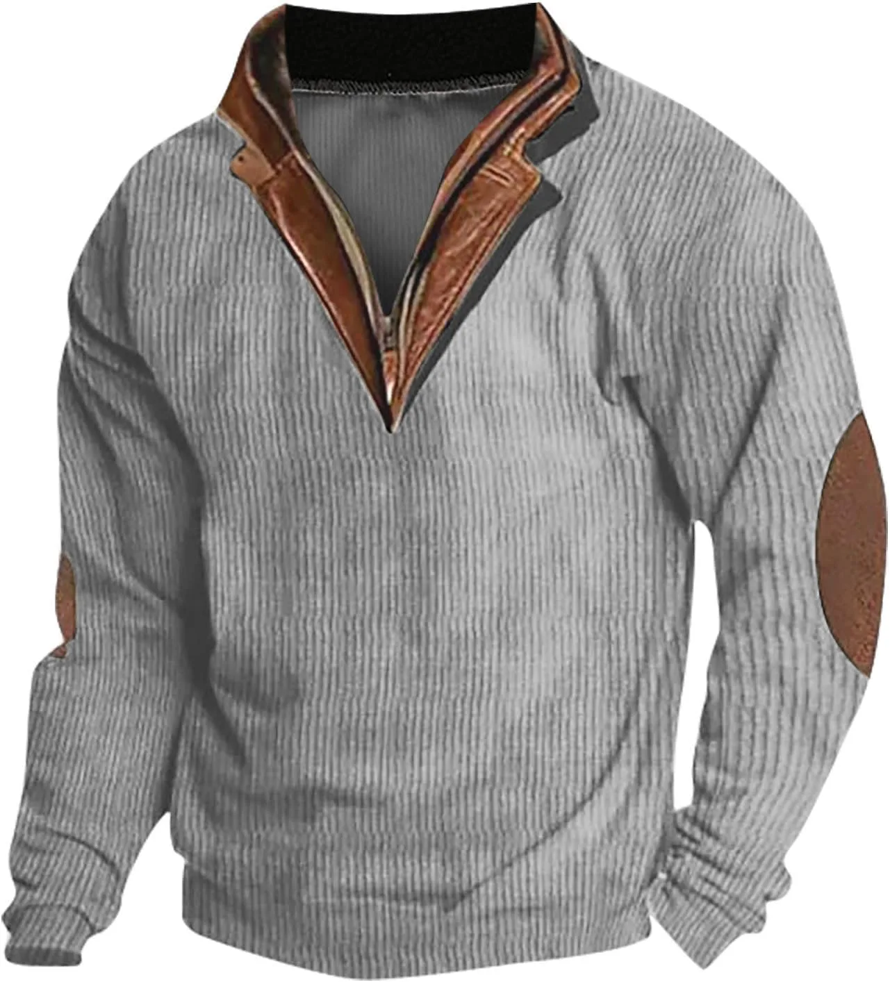 

Свитер мужской Quarter Zip Mock Neck Vintage легкий