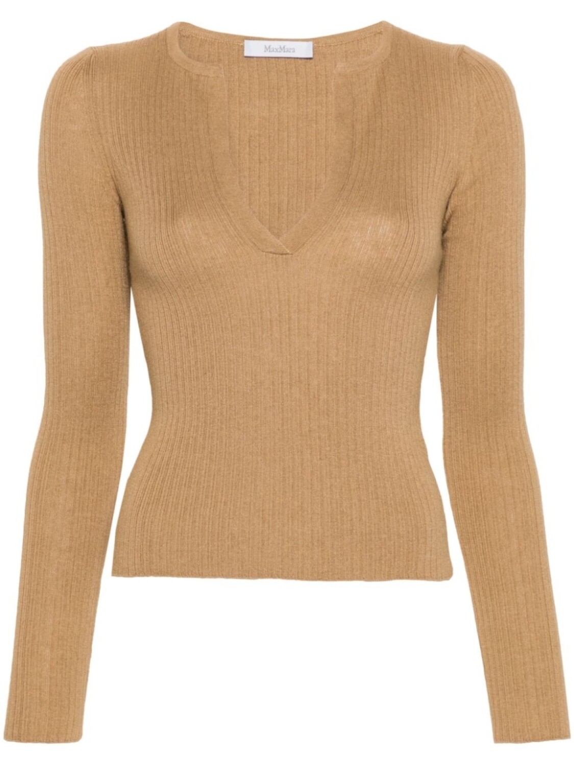 

Max Mara топ Urlo в рубчик, нейтральный цвет