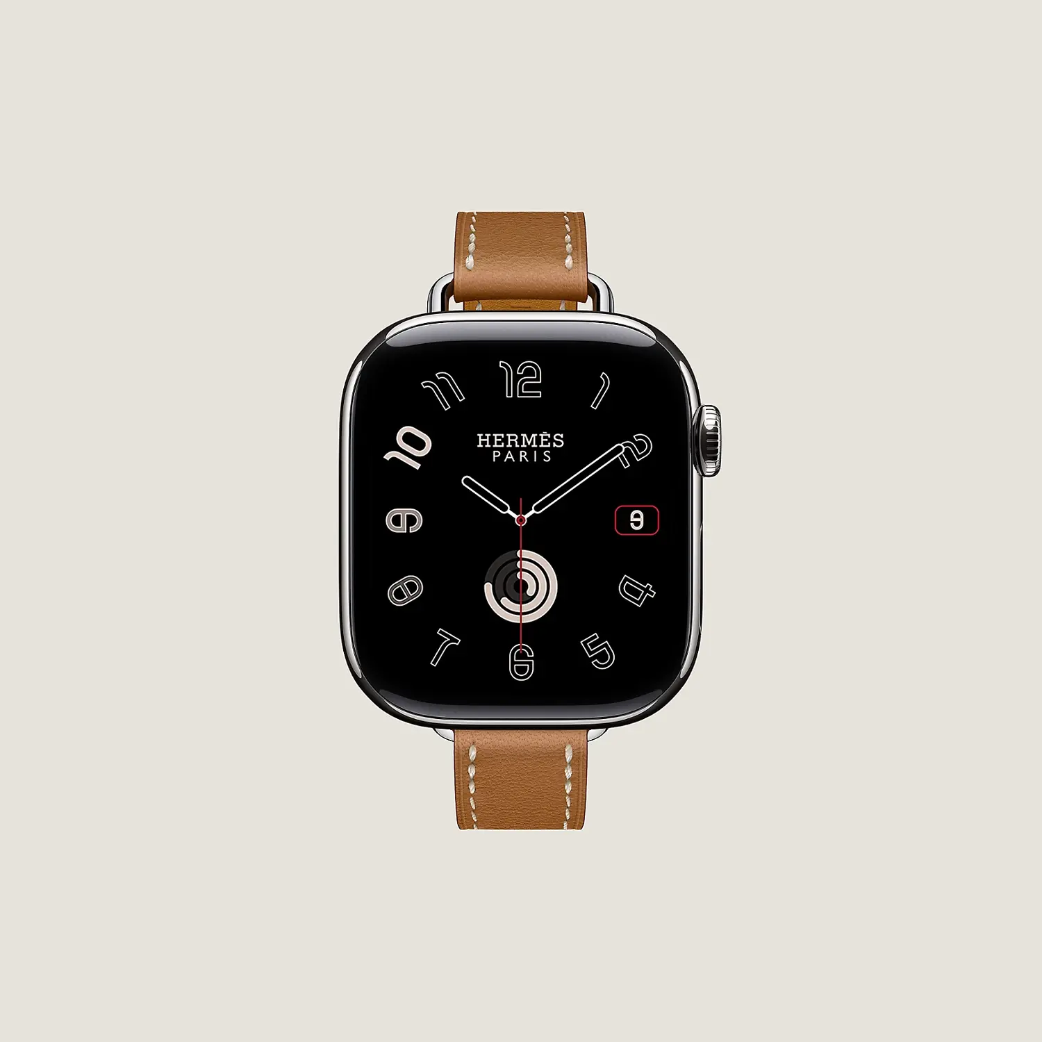 Ремешок Apple совместимость натуральная кожа коровья 42mm HERMES, золотой — фото 3