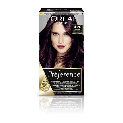 

Loreal Paris Preference 4.26 Чистый бордовый цвет волос L'Oréal