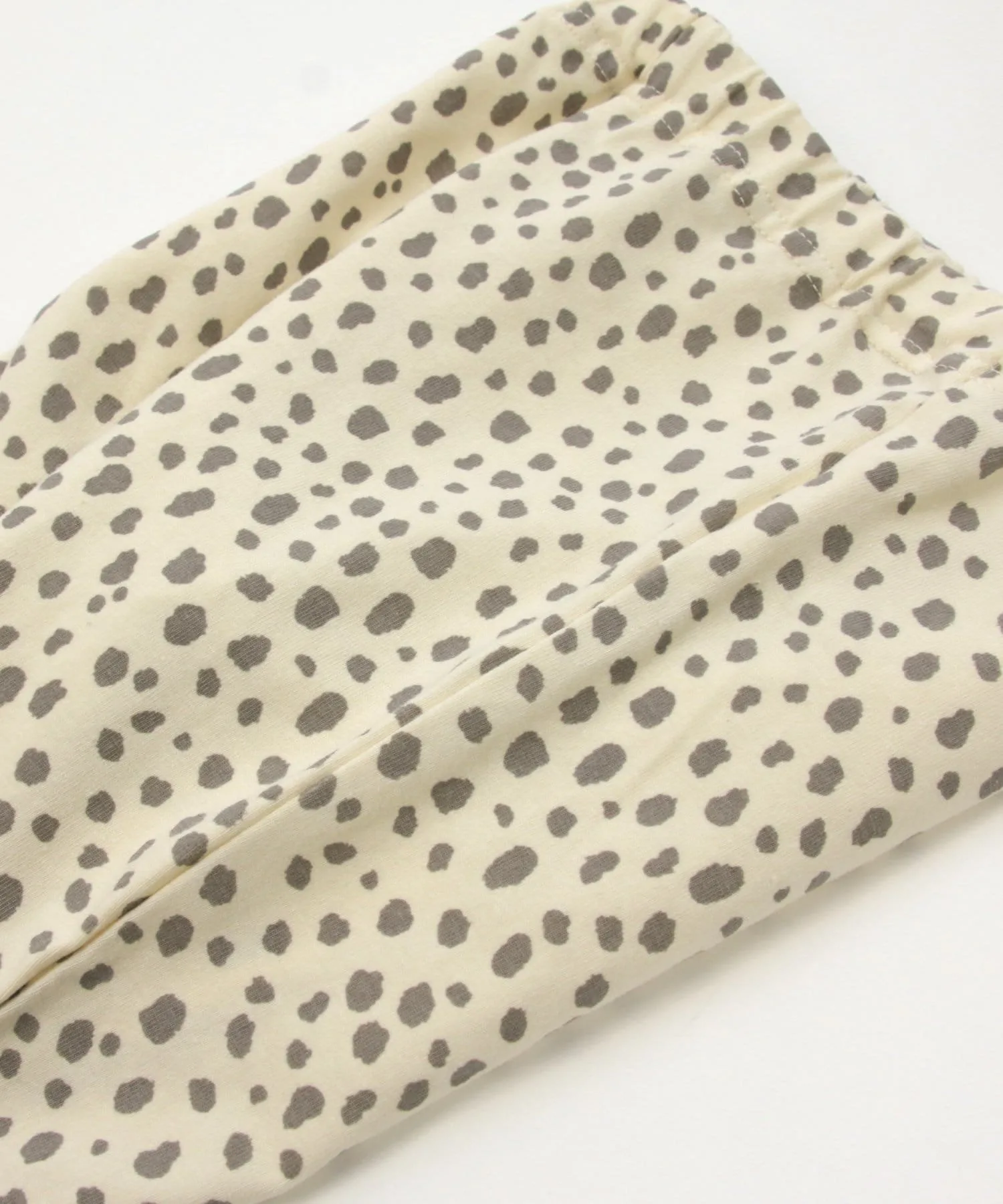 Леггинсы длиной 3/4 с эластичным рисунком Chil2, L Dalmatian/Cream — фото 2