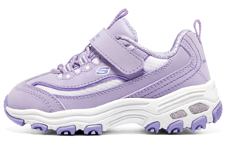 

Кроссовки Skechers Girls Kids Lifestyle Shoes PS Mid-top Lavender Color, цвет Lavender