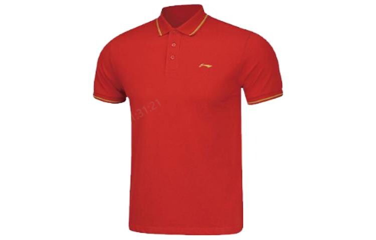 

Рубашка поло мужская красная Lining, красный