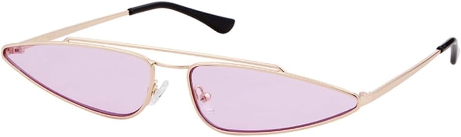 

Маленькие треугольные солнцезащитные очки в винтажном ретро-стиле с золотыми металлическими линзами, фиолетовыми и черными линзами, очки-«кошачий глаз» для женщин VFDHN, C6