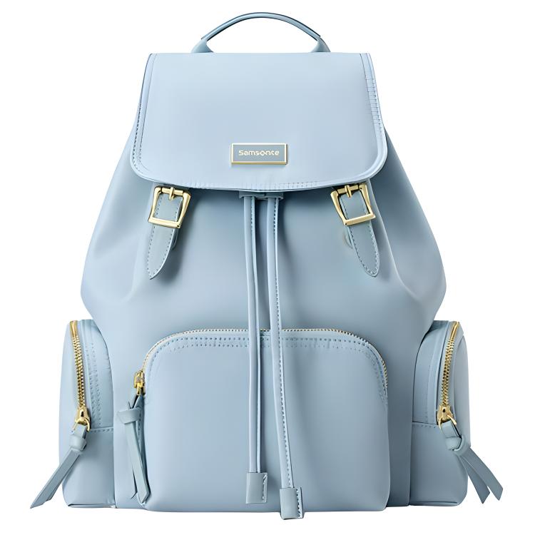 

Samsonite Женский рюкзак из ткани среднего размера красный черный аква, Aqua Blue