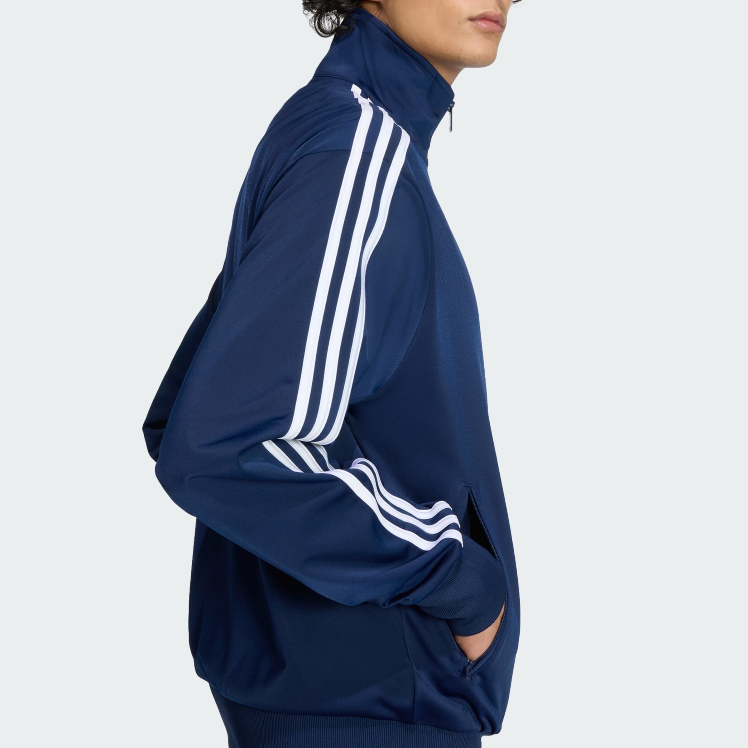 Adidas Originals Толстовка с капюшоном на молнии 'Firebird' в цвете Navy — фото 4