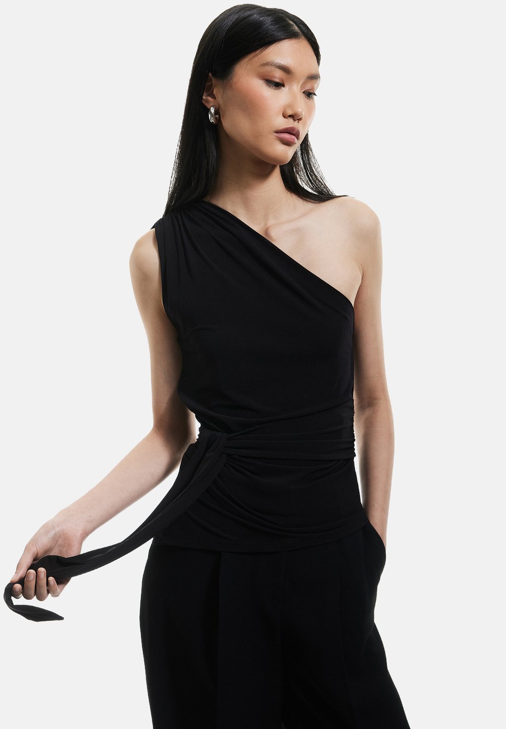 

Топ ONE SHOULDER Koton, черный