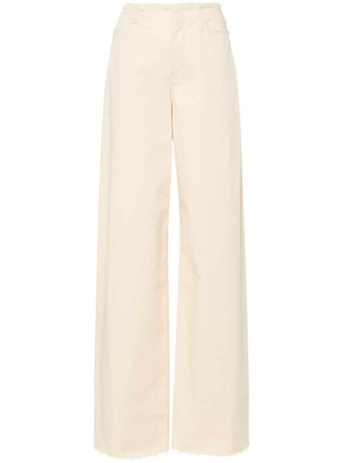 

MM6 Maison Margiela брюки широкого кроя, желтый