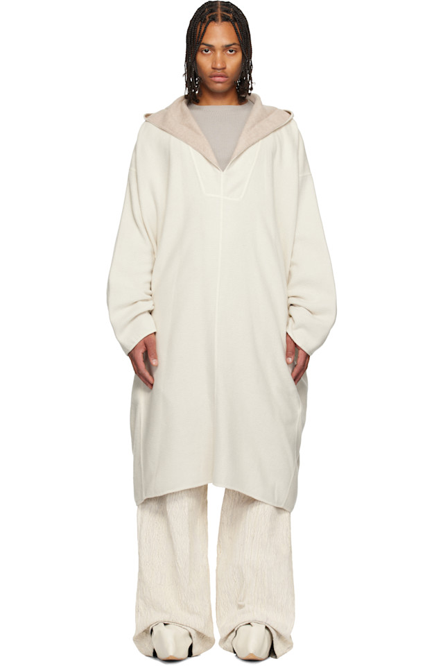 

Rick Owens Off-White concordians ls knee kaftan coat