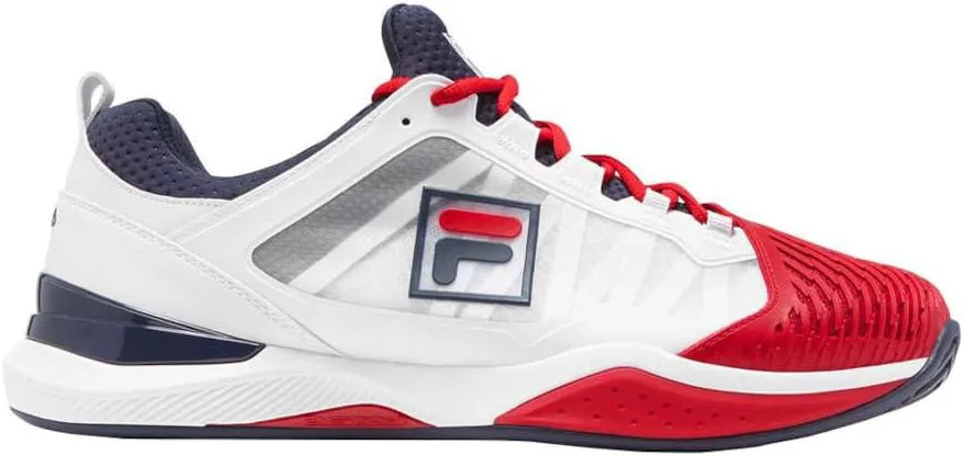 Мужские кроссовки Fila Speedserve Energized, белый/красный/синий — фото 4