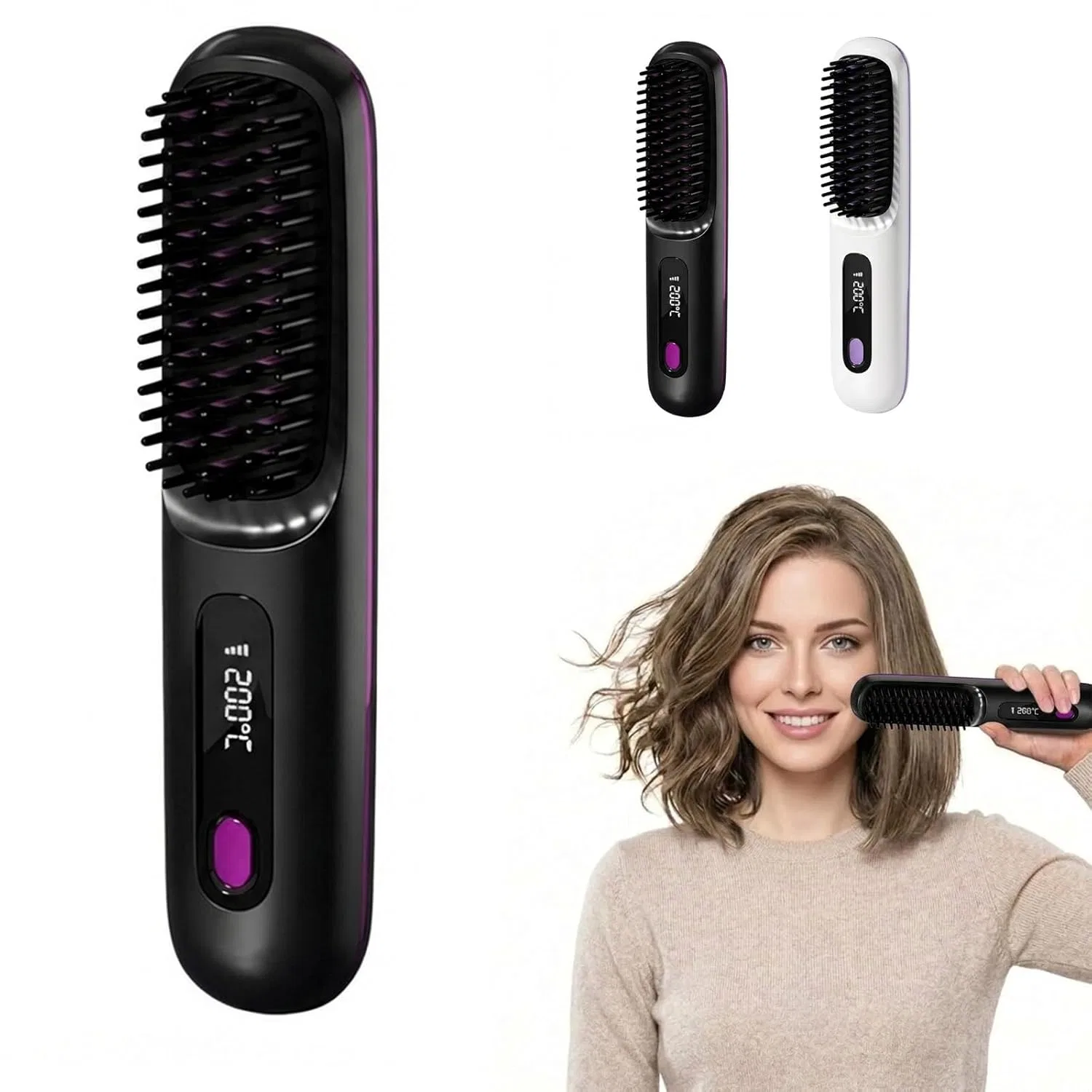 Профессиональная щетка для укладки волос «Lumabliss Styling Bürste» от Lumabliss Forbany, Black