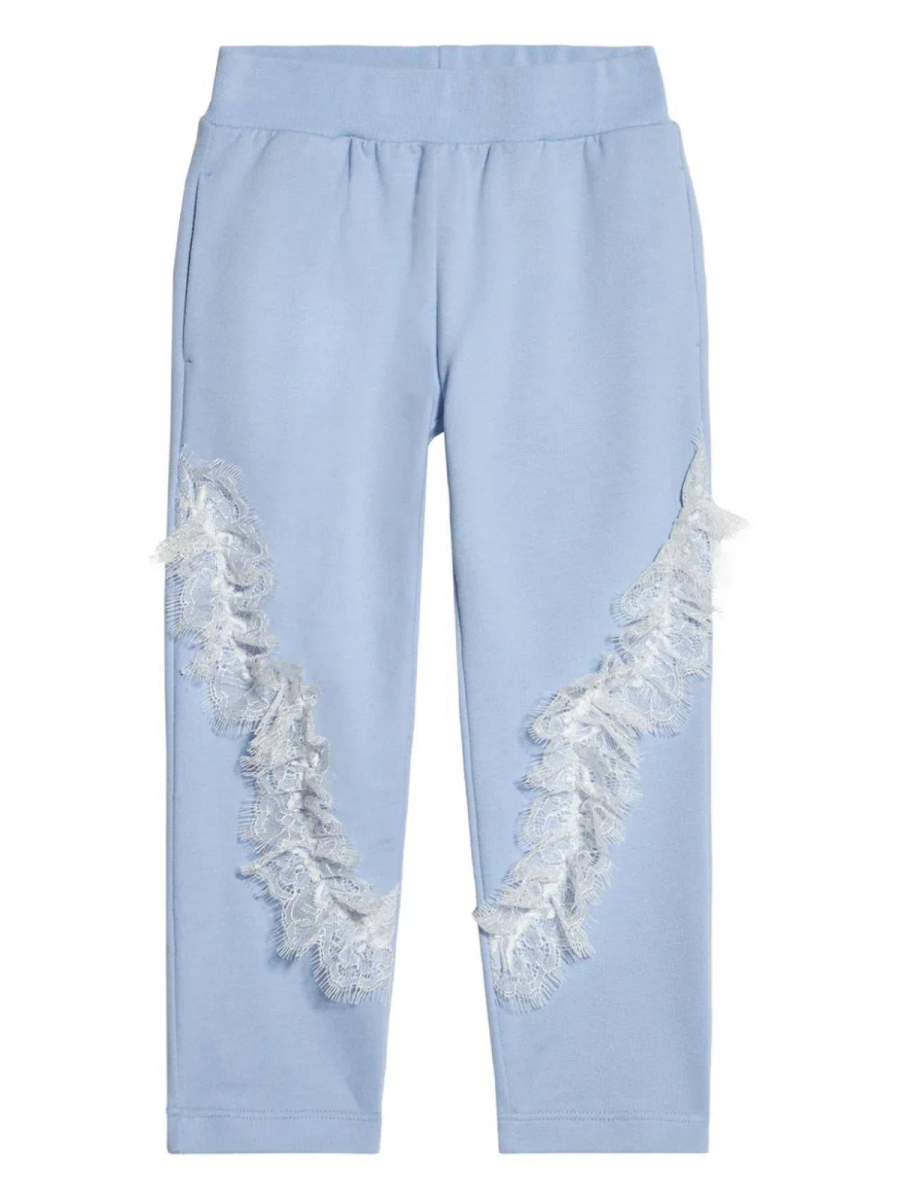 

Спортивные брюки с кружевом Roberto Cavalli Junior, синий