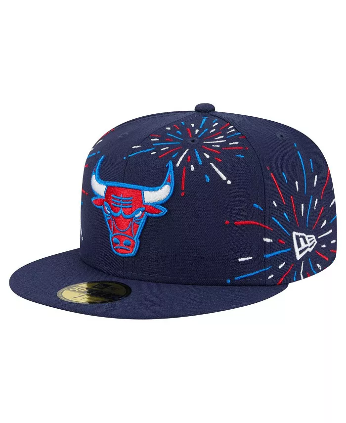 

Мужская темно-синяя кепка 59FIFTY Chicago Bulls Americana Fireworks New Era