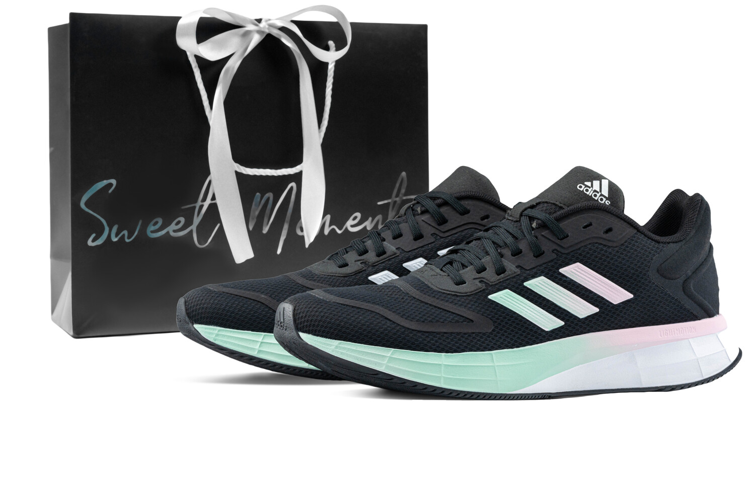 

Кроссовки женские DURAMO LITE 2.0 с низким верхом, черные Adidas