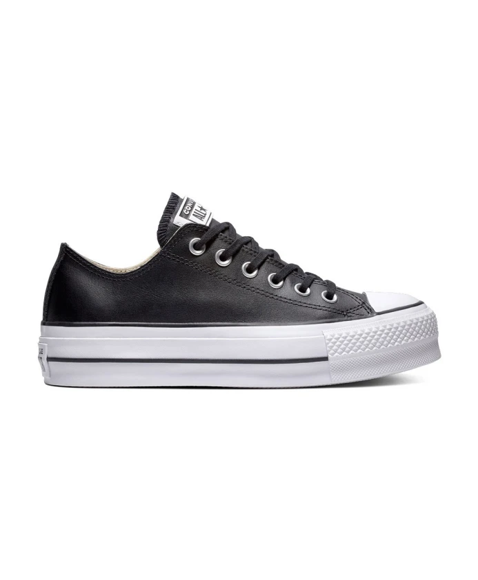 Повседневные кожаные кроссовки Converse, черный