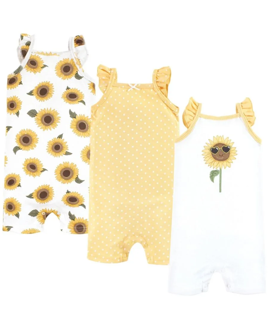 Хлопковые комбинезоны Hudson Baby, Sunflower
