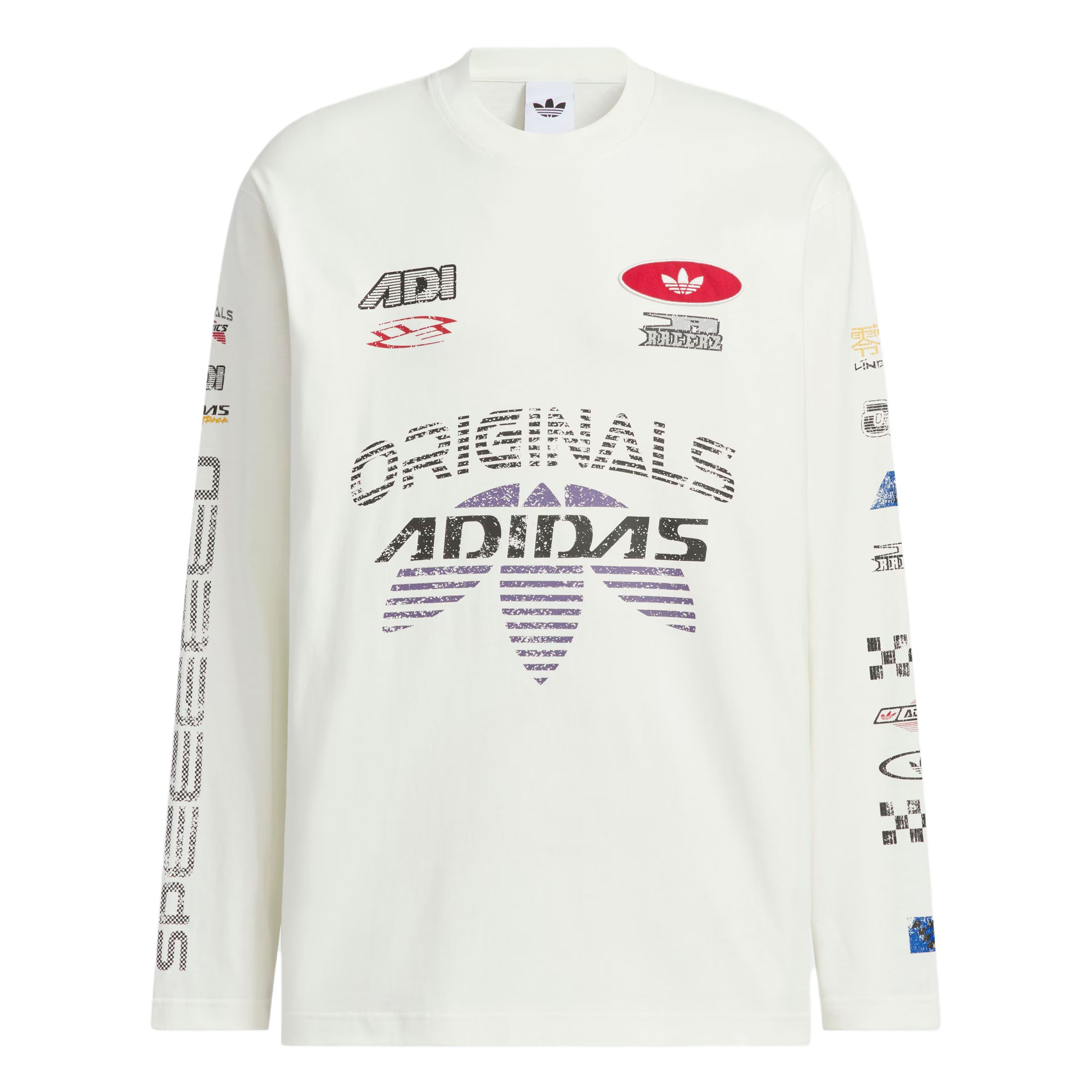 

Лонгслив Adidas Originals Moto, белый