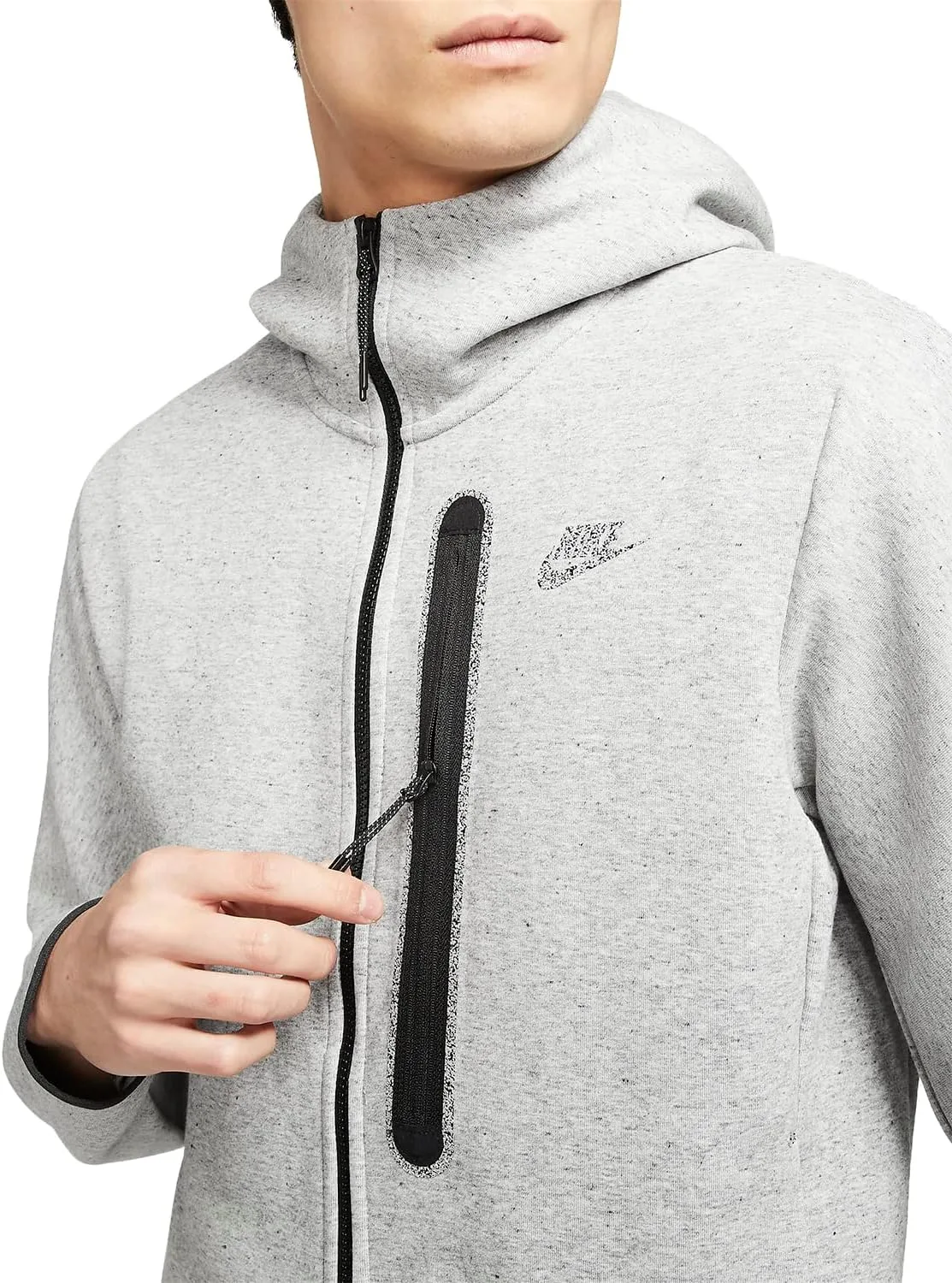 Толстовка Nike Sportswear Tech Fleece с капюшоном и молнией — фото 3