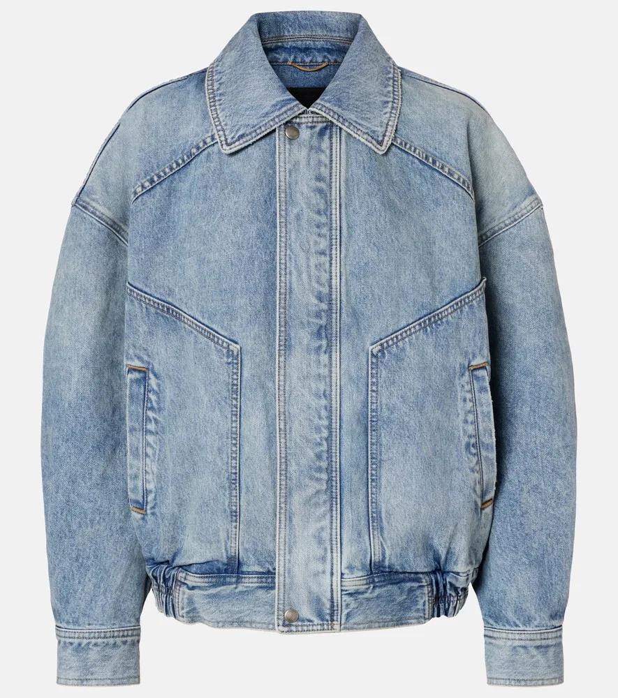 Джинсовая куртка-блузон Saint Laurent, синий