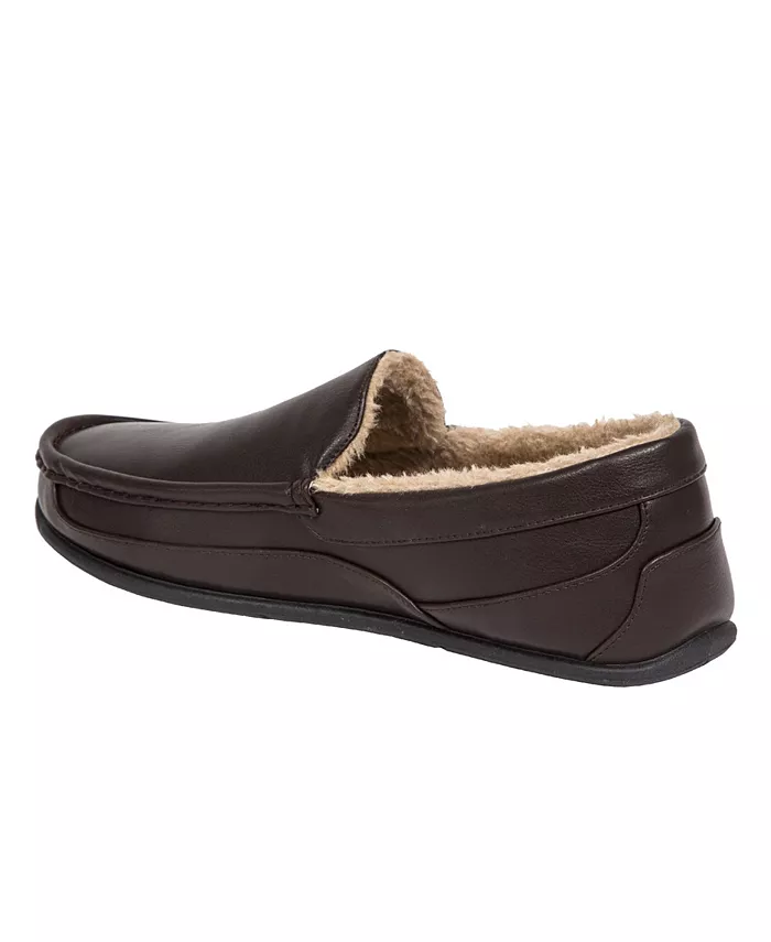 Slipperooz Мужские уютные мокасины-тапочки Spun Indoor Outdoor S.U.P.R.O. Sock DEER STAGS, коричневый — фото 2