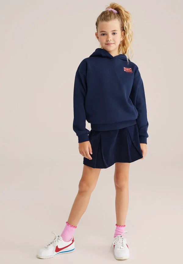 Плиссированная юбка We Fashion, Dark Blue — фото 2