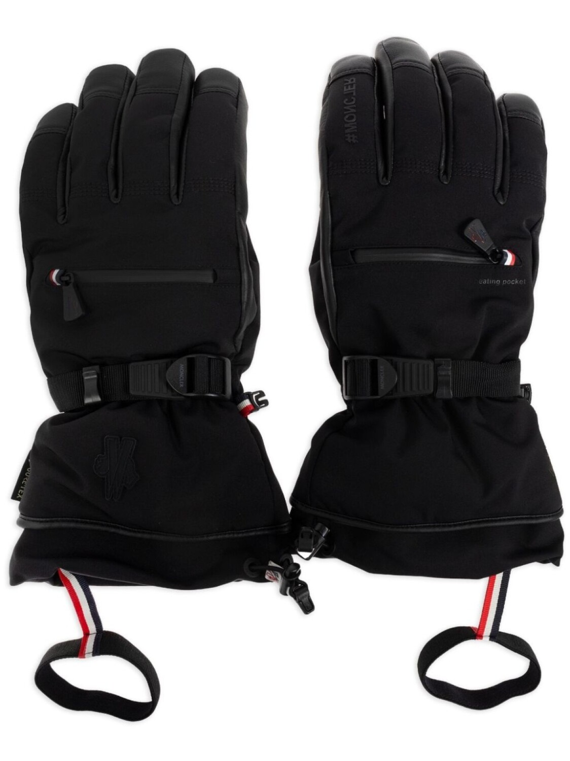 

Перчатки с подкладкой Moncler Grenoble, черный