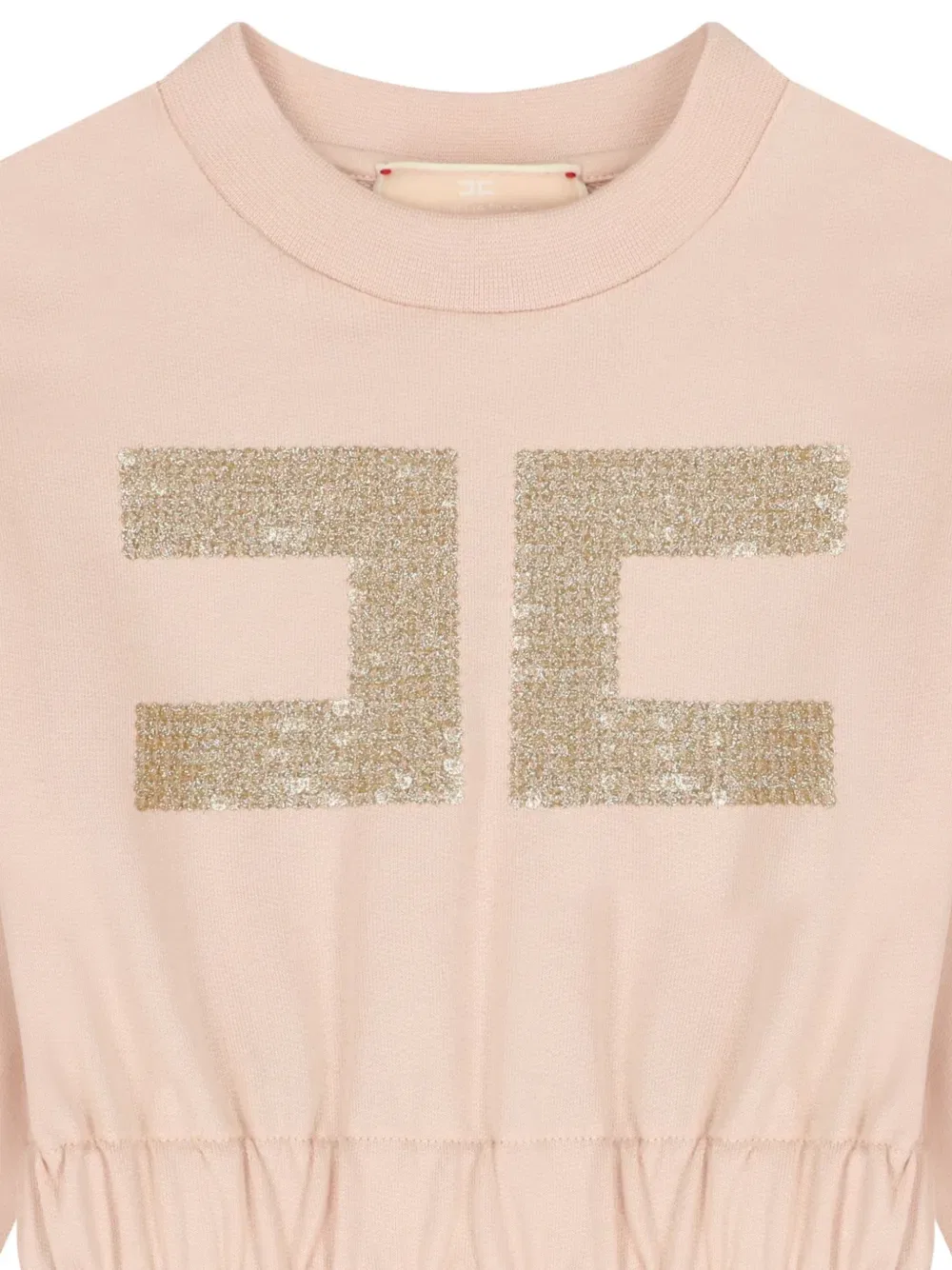 Платье с логотипом Elisabetta Franchi Kids, розовый — фото 3