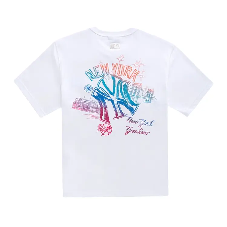 

MLB Футболка New York Yankees Basic Collection 25SS Unisex Standard White, Белый, MLB Футболка New York Yankees Basic Collection 25SS Unisex Standard White