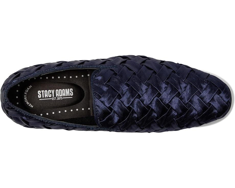 Мужские лоферы Stacy Adams Savoir Satin Slip-On, Navy — фото 2