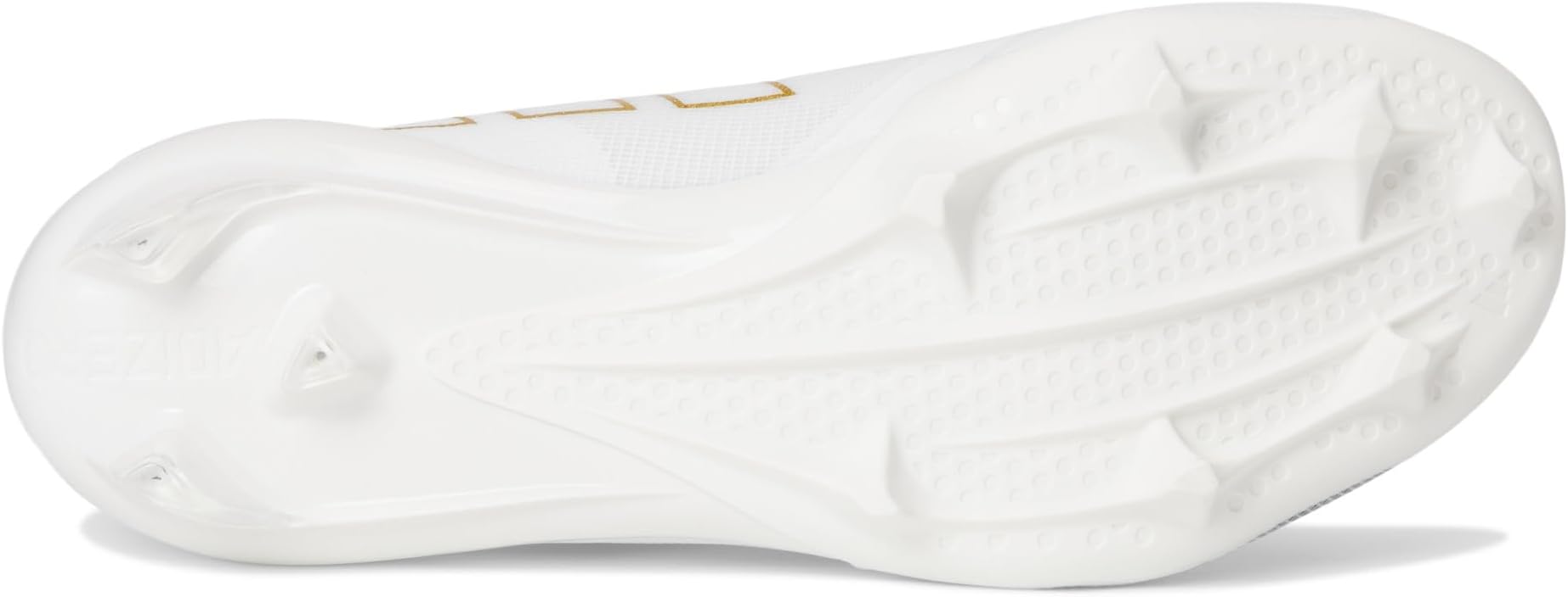 Кроссовки Adidas Adizero Electric Football Cleats, White/Gold Metallic/White — фото 3