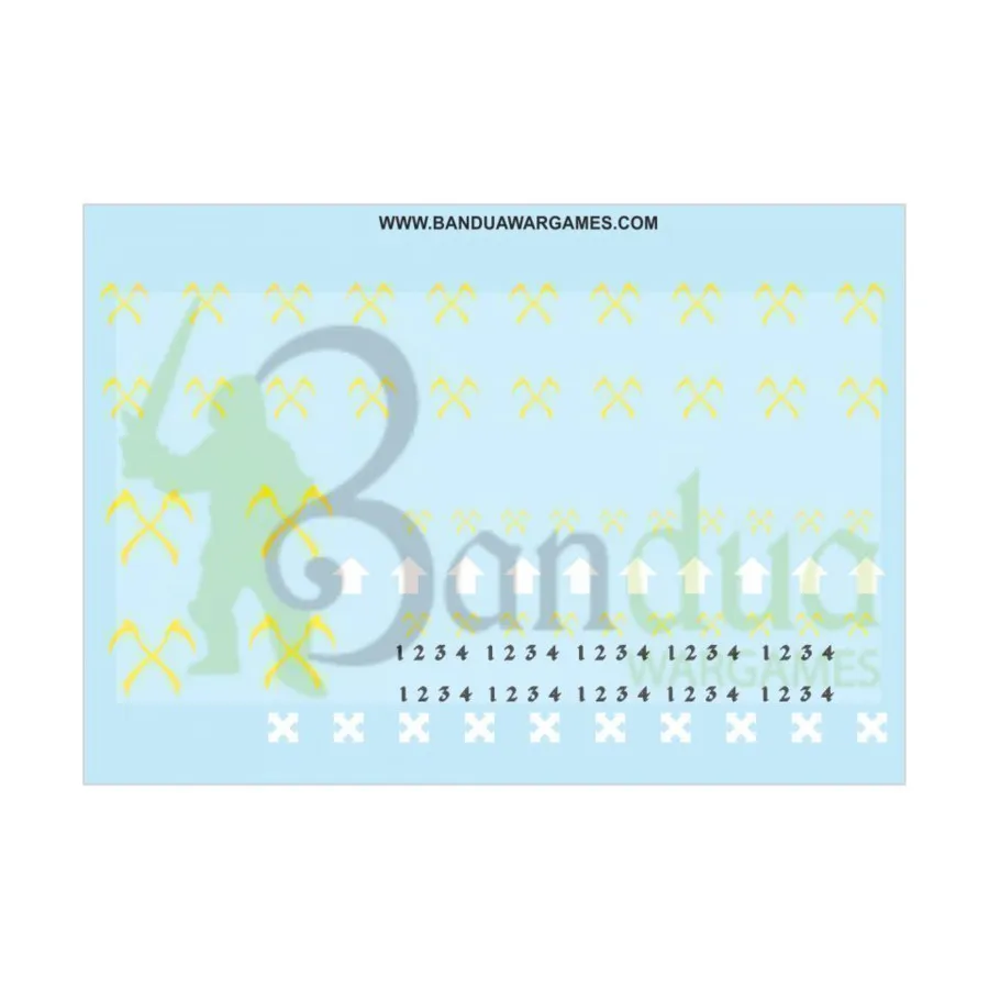 

Лист с наклейками Жнецов, Decal Sheets (Bandua Wargames)