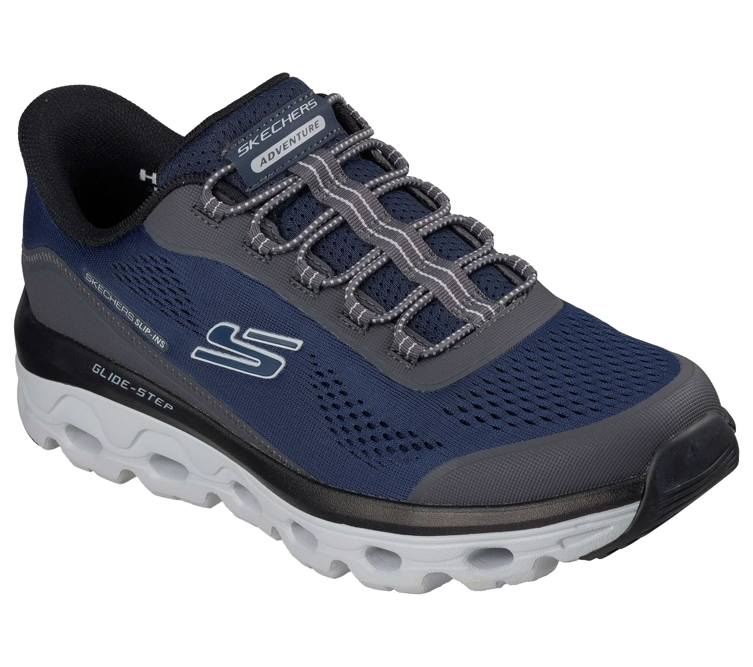 Слипоны: подошва Glidestep - Grover Peak Skechers, NVY