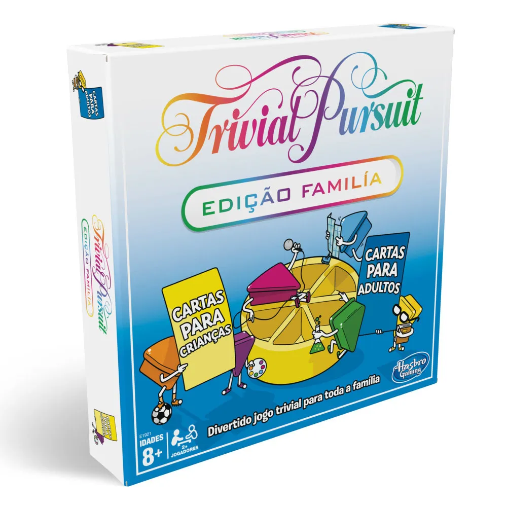 

Детская настольная игра Hasbro Trivial Pursuit Family Edition, прозрачный