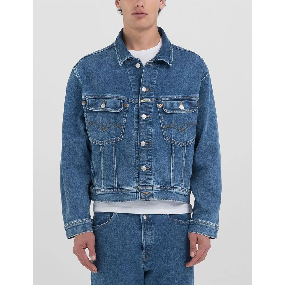 

Куртка Replay M8Z1.000.75953D denim, синий