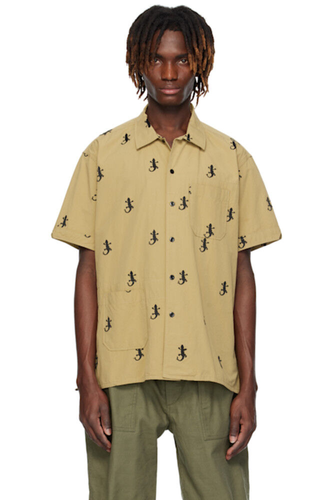 

Рубашка цвета хаки для похода Engineered Garments