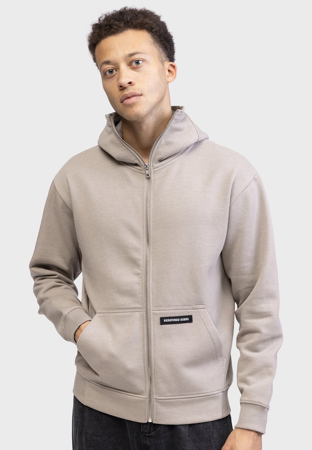 

Толстовка на молнии GRANT HOOD - Hoodie Redefined Rebel, кремовый