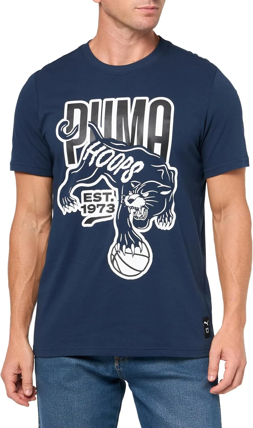 

PUMA Winning Shot футболка с принтом, синяя
