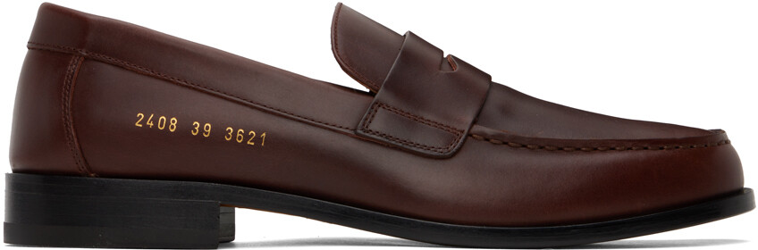 

Кожаные мокасины Common Projects, коричневый